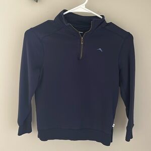 Boys three-quarter zip sweatshirt